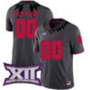 Custom TCU Horned Frogs Jersey Name and Number College Football Grey Alternate Game All Stitched
