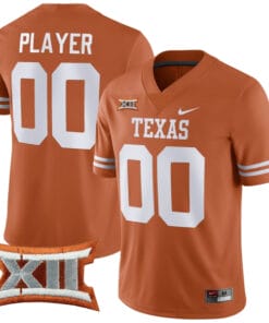 Custom Texas Longhorns Jersey Name and Number College Football Orange Game All Stitched