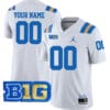 Custom UCLA Bruins Jersey Name and Number College Football White Away All Stitched