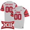 Custom Utah Utes Jersey Name and Number College Football White Away Game All Stitched