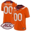 Custom Virginia Tech Hokies Jersey Name and Number College Football Orange Alternate Game All Stitched