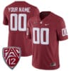 Custom Washington State Cougars Jersey Name and Number College Football Crimson Home Game All Stitched 5 Custom Washington State Cougars Jersey Name and Number College Football Crimson Home Game All Stitched