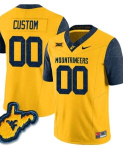 Custom West Virginia Mountaineers Jersey Name and Number College Football Country Roads All Stitched