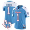 Donovan Smith Jersey #1 Houston Cougars Oilers Inspired Vapor College Football Limited Stitched Blue Alternate