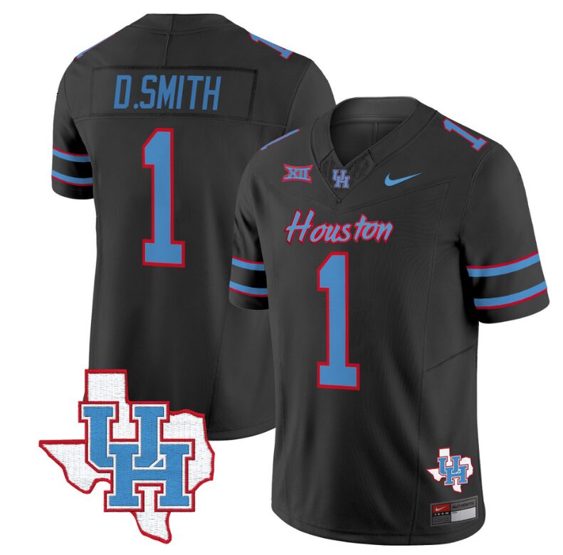 Donovan Smith Jersey #1 Houston Cougars Oilers Inspired Vapor College Football Limited Stitched Black 8 Donovan Smith Jersey #1 Houston Cougars Oilers Inspired Vapor College Football Limited Stitched Black
