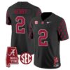 Derrick Henry Jersey #2 Alabama Crimson Tide Vapor College Football Limited Stitched Black 4 Derrick Henry Jersey #2 Alabama Crimson Tide Vapor College Football Limited Stitched Black