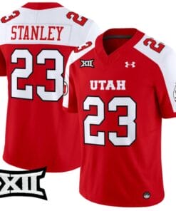Dijon Stanley Jersey #23 Utah Utes Vapor Limited College Football Stitched Red Alternate