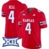 Devin Neal Jersey #4 Kansas Jayhawks 2024 Vapor College Football Vapor Limited Red