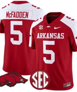 Darren McFadden Jersey #5 Arkansas Razorbacks Vapor Limited College Football Stitched Cardinal Alternate
