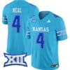 Devin Neal Jersey #4 Kansas Jayhawks 2024 Vapor College Football Vapor Limited Old Ku