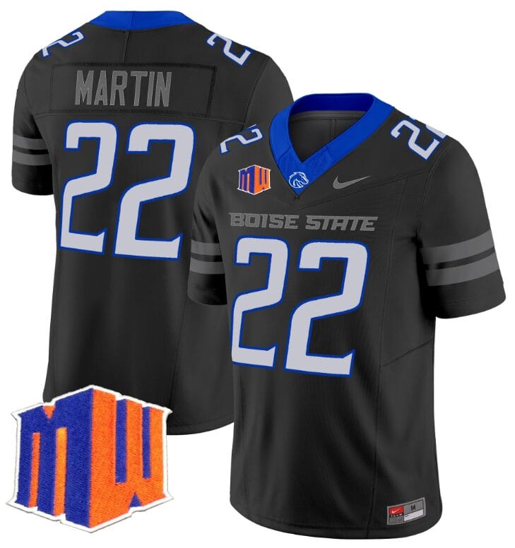Doug Martin Jersey #22 Boise State Broncos Vapor Limited College Football Stitched Black 8 Doug Martin Jersey #22 Boise State Broncos Vapor Limited College Football Stitched Black