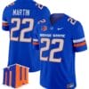 Doug Martin Jersey #22 Boise State Broncos Vapor Limited College Football Stitched Royal