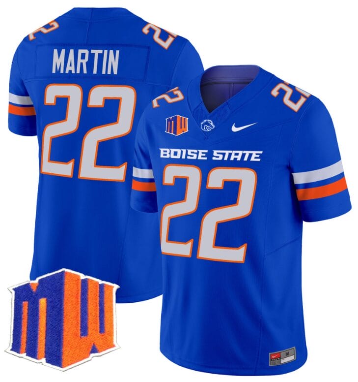 Doug Martin Jersey #22 Boise State Broncos Vapor Limited College Football Stitched Royal 8 Doug Martin Jersey #22 Boise State Broncos Vapor Limited College Football Stitched Royal