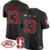 Elic Ayomanor Jersey #13 Stanford Cardinal Vapor Limited College Football Stitched Black