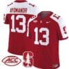 Elic Ayomanor Jersey #13 Stanford Cardinal Vapor Limited College Football Stitched Crimson Alternate