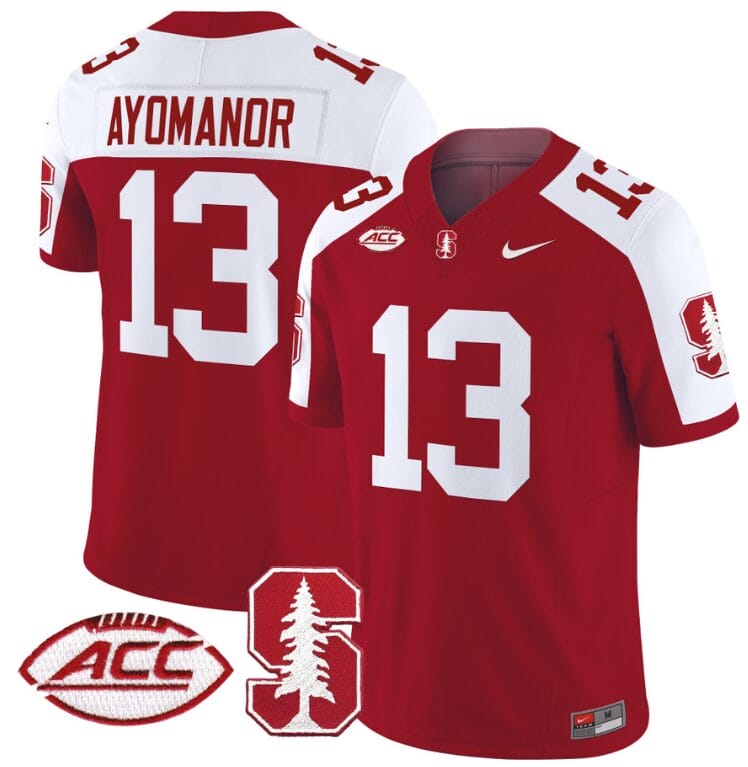 Elic Ayomanor Jersey #13 Stanford Cardinal Vapor Limited College Football Stitched Crimson Alternate 8 Elic Ayomanor Jersey #13 Stanford Cardinal Vapor Limited College Football Stitched Crimson Alternate
