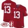Elic Ayomanor Jersey #13 Stanford Cardinal Vapor Limited College Football Stitched Crimson 5 Elic Ayomanor Jersey #13 Stanford Cardinal Vapor Limited College Football Stitched Crimson