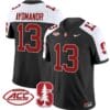 Elic Ayomanor Jersey #13 Stanford Cardinal Vapor Limited College Football Stitched Black Alternate