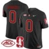 Gaethan Bernadel Jersey #0 Stanford Cardinal Vapor Limited College Football Stitched Black