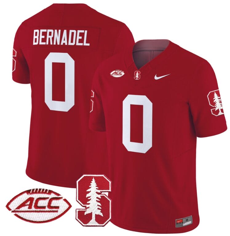 Gaethan Bernadel Jersey #0 Stanford Cardinal Vapor Limited College Football Stitched Crimson 8 Gaethan Bernadel Jersey #0 Stanford Cardinal Vapor Limited College Football Stitched Crimson
