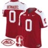 Gaethan Bernadel Jersey #0 Stanford Cardinal Vapor Limited College Football Stitched Crimson Alternate