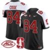 Ismael Cisse Jersey #84 Stanford Cardinal Vapor Limited College Football Stitched Black Alternate