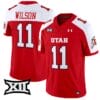 Isaac Wilson Jersey #11 Utah Utes Vapor Limited College Football Stitched Red Alternate 5 Isaac Wilson Jersey #11 Utah Utes Vapor Limited College Football Stitched Red Alternate