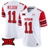Isaac Wilson Jersey #11 Utah Utes Vapor Limited College Football Stitched White 4 Isaac Wilson Jersey #11 Utah Utes Vapor Limited College Football Stitched White