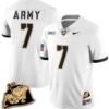 Jimmy Ciarlo Jersey #7 Army Black Knights Jersey Rocky The Bulldog Patch Vapor Limited College Football Stitched White