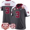 Jalil Farooq Jersey #3 Oklahoma Sooners 100th Anniversary Patch Vapor Limited College Football Stitched Anthracite Alternate