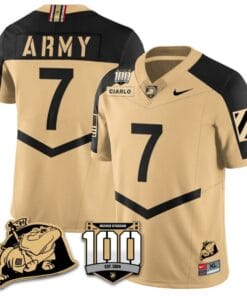 Jimmy Ciarlo Jersey #7 Army Black Knights Vapor Limited College Football Stitched Gold Alternate