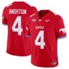 Jaylan Knighton Jersey #4 SMU Mustangs Icy College Football Vapor Limited Red 5 Jaylan Knighton Jersey #4 SMU Mustangs Icy College Football Vapor Limited Red