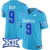 Jason Bean Jersey #9 Kansas Jayhawks 2024 Vapor College Football Vapor Limited Old Ku
