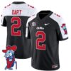 Jaxson Dart Jersey #2 Ole Miss Rebels Vapor Limited College Football Stitched Black Alternate