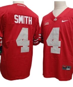 Jeremiah Smith Jersey #4 Ohio State Buckeyes Vapor F.U.S.E. Football Limited Red