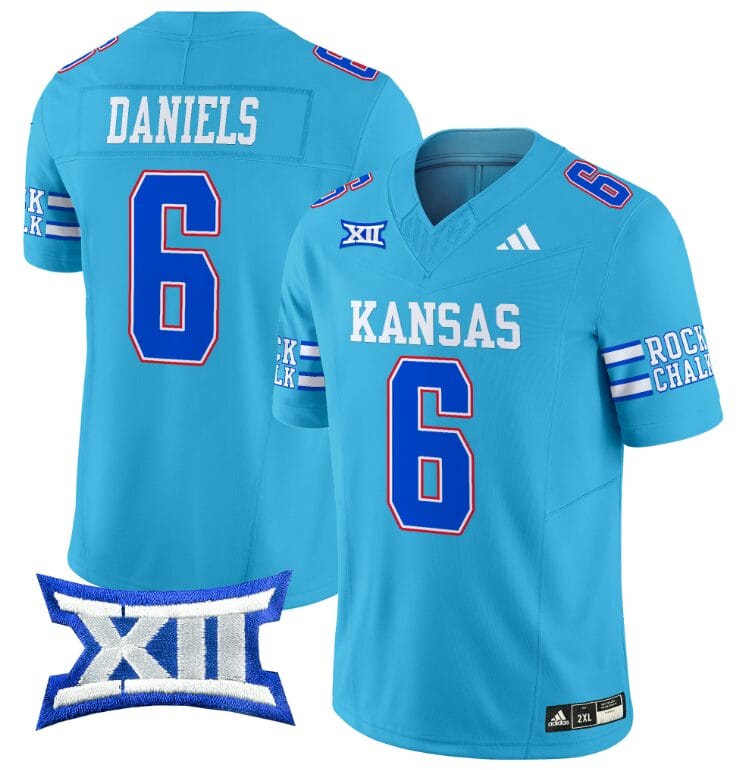 Jalon Daniels Jersey #6 Kansas Jayhawks 2024 Vapor College Football Vapor Limited Old Ku 8 Jalon Daniels Jersey #6 Kansas Jayhawks 2024 Vapor College Football Vapor Limited Old Ku