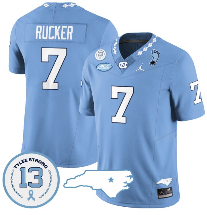 Kaimon Rucker Jersey #7 North Carolina Tar Heels Vapor College Football Stitched Blue 8 Kaimon Rucker Jersey #7 North Carolina Tar Heels Vapor College Football Stitched Blue