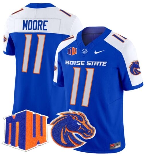 Kellen Moore Jersey #11 Boise State Broncos Vapor Limited College Football Stitched Royal Alternate