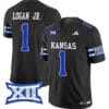 Kenny Logan Jr Jersey #1 Kansas Jayhawks 2024 Vapor College Football Vapor Limited Black 4 Kenny Logan Jr Jersey #1 Kansas Jayhawks 2024 Vapor College Football Vapor Limited Black