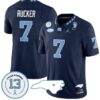 Kaimon Rucker Jersey #7 North Carolina Tar Heels Vapor College Football Stitched Navy
