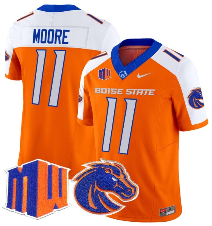 Kellen Moore Jersey #11 Boise State Broncos Vapor Limited College Football Stitched Orange Alternate 8 Kellen Moore Jersey #11 Boise State Broncos Vapor Limited College Football Stitched Orange Alternate