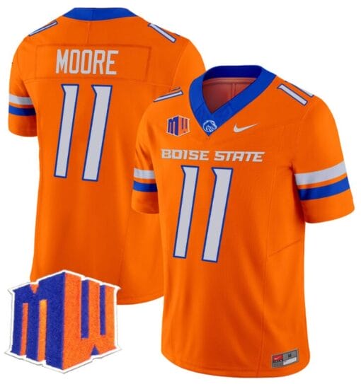 Kellen Moore Jersey #11 Boise State Broncos Vapor Limited College Football Stitched Orange