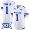 Kenny Logan Jr Jersey #1 Kansas Jayhawks 2024 Vapor College Football Vapor Limited White 4 Kenny Logan Jr Jersey #1 Kansas Jayhawks 2024 Vapor College Football Vapor Limited White