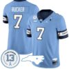 Kaimon Rucker Jersey #7 North Carolina Tar Heels Vapor College Football Stitched Alternate Blue