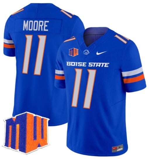 Kellen Moore Jersey #11 Boise State Broncos Vapor Limited College Football Stitched Royal