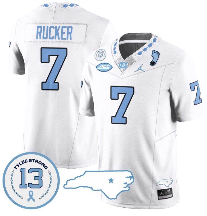 Kaimon Rucker Jersey #7 North Carolina Tar Heels Vapor College Football Stitched White 8 Kaimon Rucker Jersey #7 North Carolina Tar Heels Vapor College Football Stitched White
