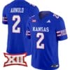Lawrence Arnold Jersey #2 Kansas Jayhawks 2024 Vapor College Football Vapor Limited Royal