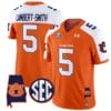 Lambert Smith Jersey #5 Auburn Tigers SEC Patch Vapor Limited College Football Stitched Orange Alternate