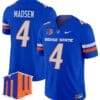 Maddux Madsen Jersey #4 Boise State Broncos Vapor Limited College Football Stitched Royal