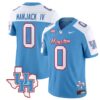 Manjack IV Jersey #0 Houston Cougars Oilers Inspired Vapor College Football Limited Stitched Blue Alternate